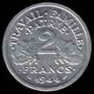 2 francs 1944